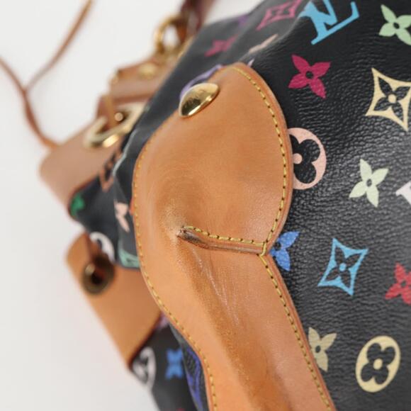 LOUIS VUITTON Monogram Multicolor Ursula Tote Bag Black M40124 - Picture 8 of 16